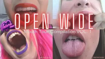 OPEN WIDE! Mouth Tour Compilation Ft Valora, Catherine Foxx, Latex Barbie, Akira Shell