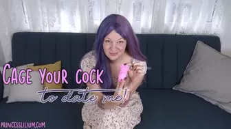 Cage your cock to date me (HD mp4)