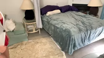 Stepmom gets fucked while stuck under the bed