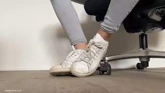 DIRTY ADIDAS SNEAKERS AND HER DIRTY SOCKS - MP4 HD