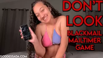 Don't Look Blackmail Timer Game