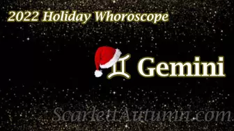 Holiday 2022 Whoroscope - Gemini