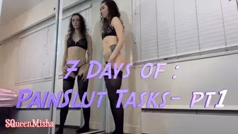 7 Days of: PainSlut Tasks - pt1