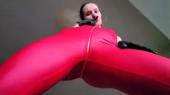 Scissored By Red Catsuit