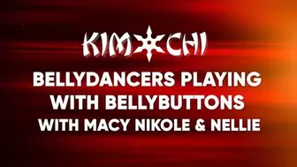Bellydancers Playing with Bellybuttons Macy Nikole & Nellie - WMV