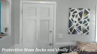 protective step-mom fucks sons bully