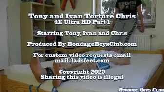 Tony And Ivan Bastinado On Chris 4K Full Video 25 Mins