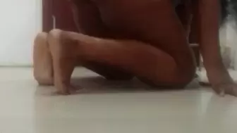 Holy Church Girl Fare Angle Twerks Ass with Soles Shown