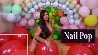 Sexy Nail Pop Big Balloons By Mary - 4K