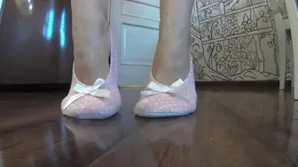 Cute pink ballet slippers