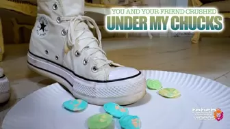 I'll crush you and your friends under my chucks ( Crushing & Giantess Fetish with Miss Maria J ) - FULL HD MP4