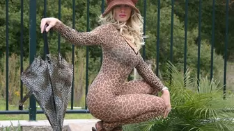 Taylor Renee Goddess Leopard Print Bodystocking Video Vixen! A Must for All Taylor Fans!