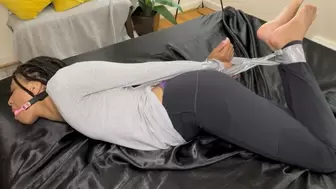 Step-Mom Duct Taped on Bed