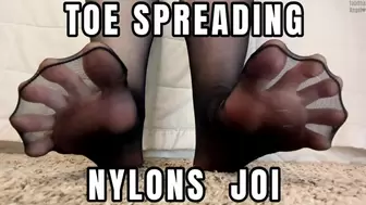 Toe Spreading Nylons JOI