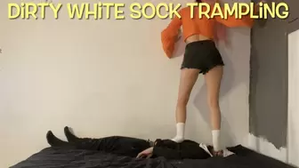 Sadistic Queen - Dirty White Sock Trampling - {HD 1080p}