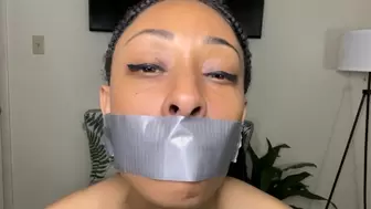 Step-Mommy Duct Tapes Her Mouth Shut