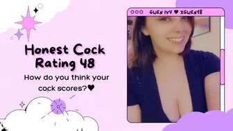 Honest Cock Rating 48