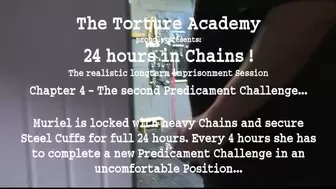 Winter Special 2022 - 24 hours Chained Down with 6 Predicaments Challenge for Muriel - The second Challenge - Part 1 wmv HD