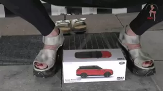 New RC car under wooden Clogs