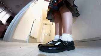 Danielle Hand Trample In T-Bar Shoes FLOOR CAM