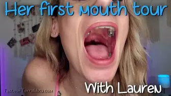 Her First Mouth Tour - Lauren Sophia - HD 720 WMV