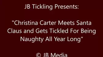 Christina Carter Tickled by Santa Claus - SD