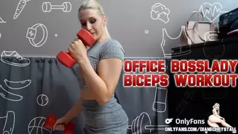 Angry Bosslady Biceps Pump Curls Workout