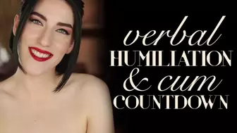 Verbal Humiliation & Cum Countdown