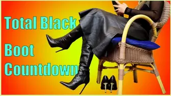 Total Black boot coundown