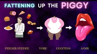 Fattening up the Piggy - Giantess Vore ASMR