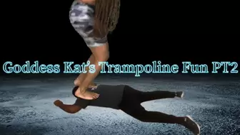 Goddess Kat’s trampoline fun PT2