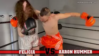 Felicia vs Aaron Hummer Maledom Mixed Boxing