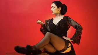 You cum on mistress stockings (1080p)