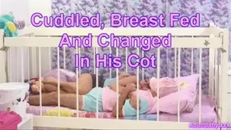 Cuddled, Breast Fed And Changed In His Cot