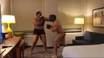 Nina the 6'1 Amazon's Boxing Beatdown of Hoodman