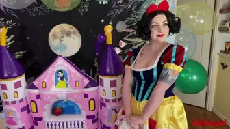 Snow White Gets True Love's Fuck In Inflatable Castle Bed