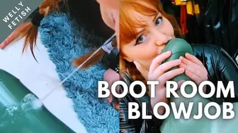 Boot Room Blowjob