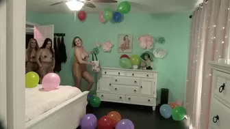 3 Girl Pantyhose Balloon Sensory Fun With Indica Jane, Kate England, & Whitney Morgan (HD 1080p MP4)