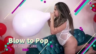Melanie Blow to Pop Purple Unique 16"