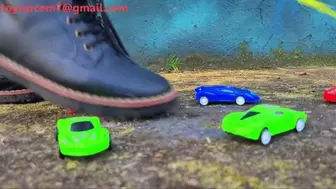 Small toy cars suffering