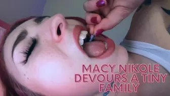 Macy Nikole Devours A Tiny Family