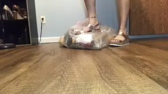 Trash stomp chunky sandals