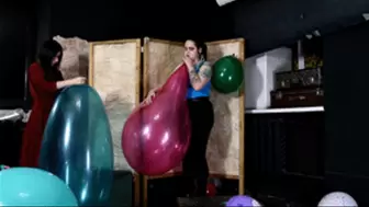 Inflating big balloons