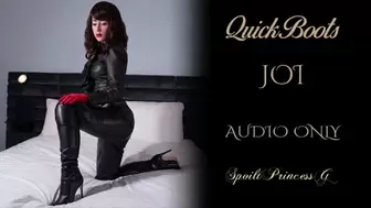 Quick Boots JOI (Audio Only)