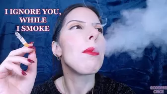 I IGNORE YOU, WHILE I SMOKE - TI IGNORO, MENTRE FUMO