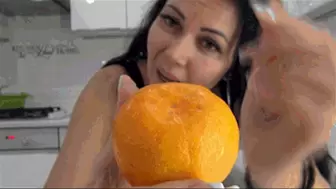 I swallow large slices of tangerine 2b