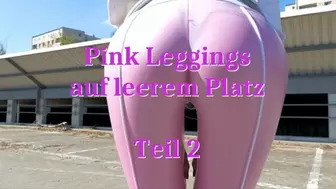 Pink leggings on empty space, part 2 - Pink Leggings auf leerem Platz, Teil 2