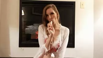 Candy Cane Blowjob and Insertion