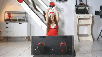 SOCKS TO BARE & TOPLESS TICKLING FOR SANTA'S STEP-DAUGHTER - HD