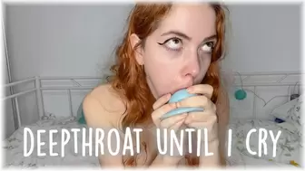 DEEPTHROAT UNTIL I CRY DROOLING ALL OVER BY KITTY STEPSIS